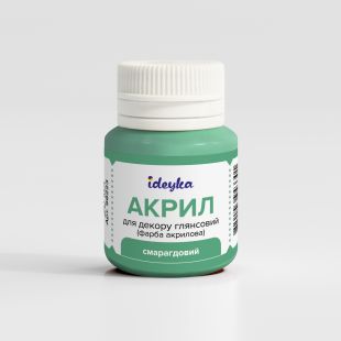 Акрил для декора - Изумрудный