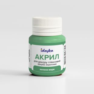Акрил для декора - Зеленое море