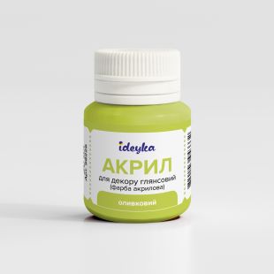 Акрил для декора - Оливковый