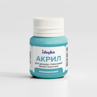 Акрил для декора - Аквамариновый