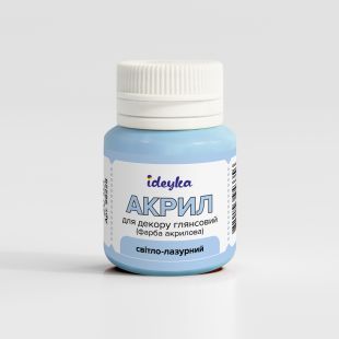 Акрил для декора - Светло-лазурный