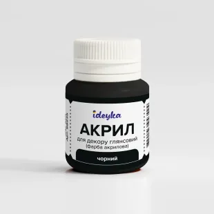 Акрил для декору - Чорний