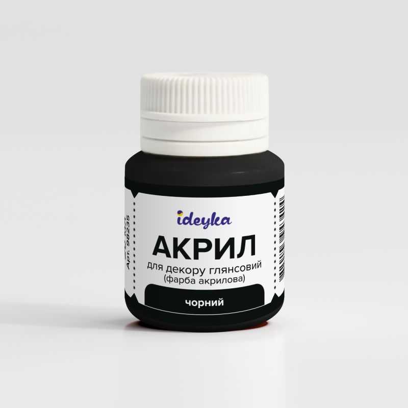 Акрил для декору - Чорний