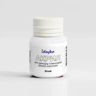 Акрил для декору - Білий