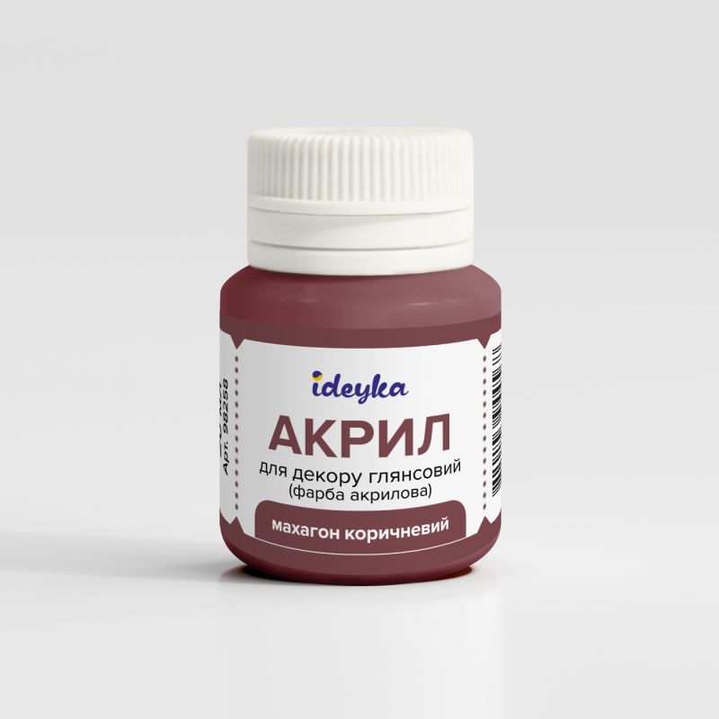 Акрил для декору - Махагон коричневий