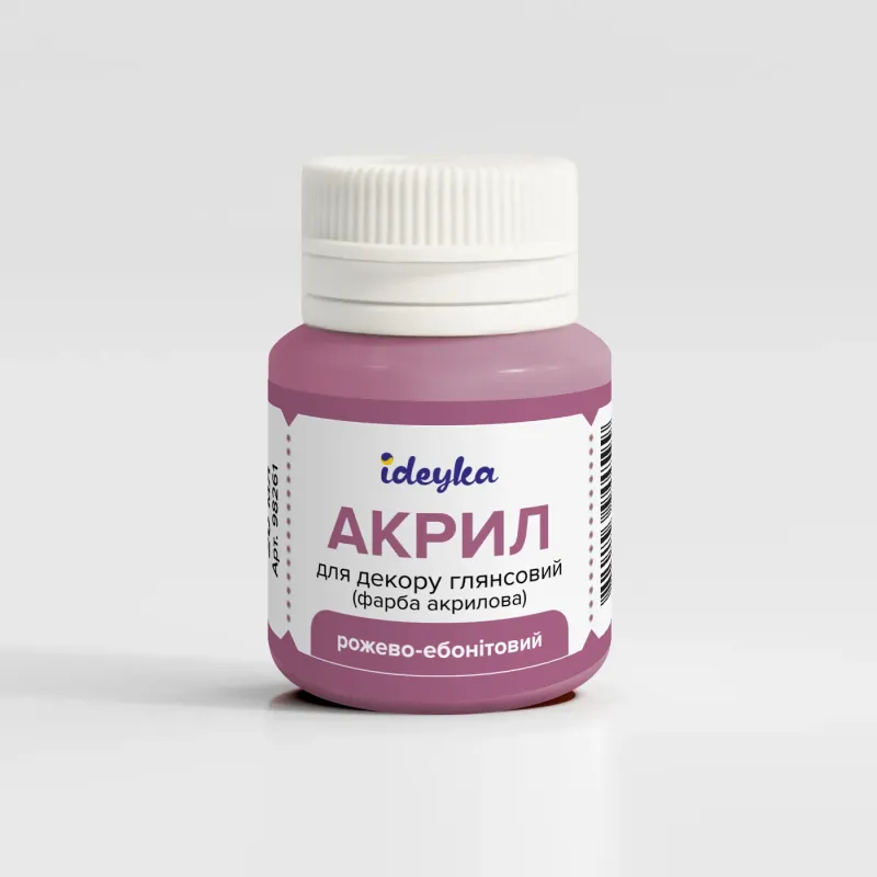 Акрил для декора - Розово-эбонитовый