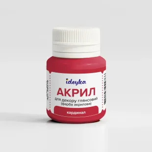 Акрил для декору - Кардинал