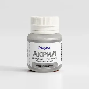 Акрил для декору - Metallic Платина