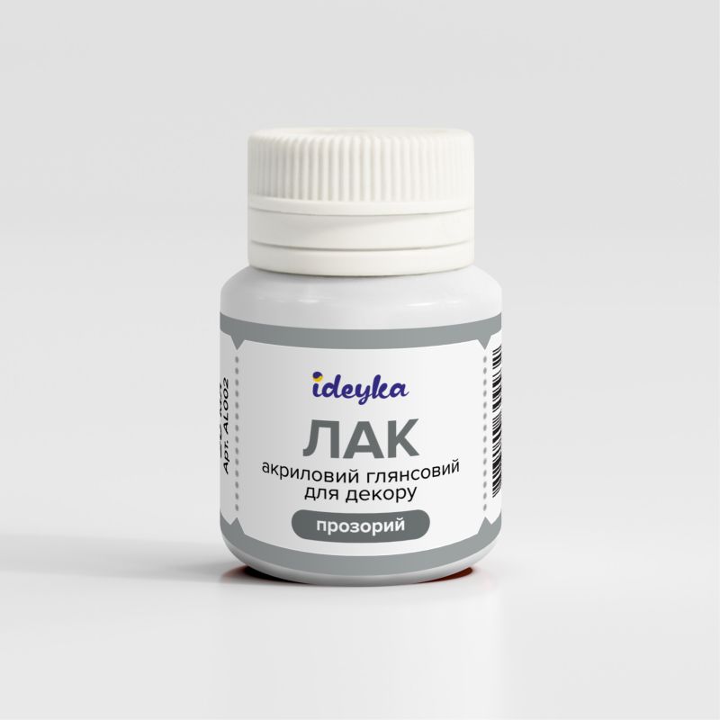 Лак акриловый глянцевый для декора (прозрачный)