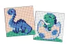 Diamond mosaic on a sticker - Jurassic period. Dinosaur 2, set of 2 pcs