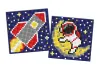 Diamond mosaic on a sticker - Professions. Astronaut, set of 2 pcs