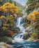 Diamond mosaic - Under Autumn’s Waterfall ©art_selena_ua