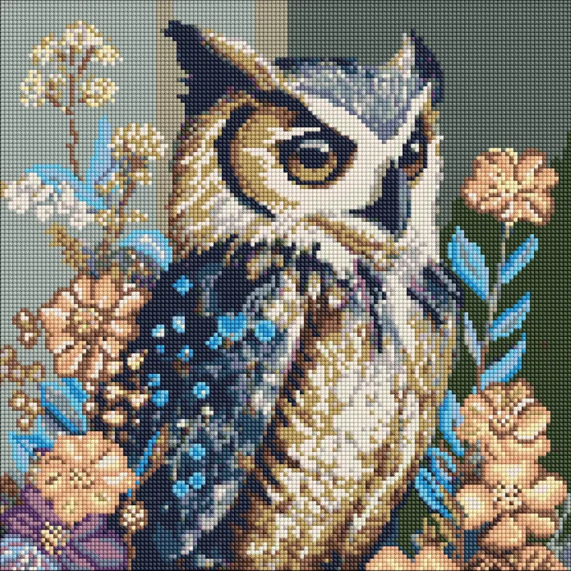 Алмазная мозаика - Мудрая сова ©art_selena_ua