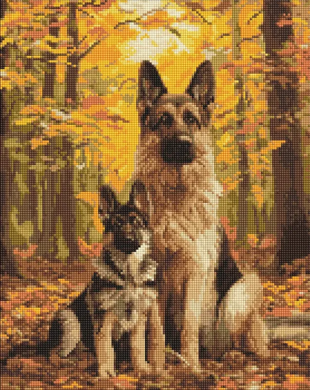 Алмазна мозаїка - Лісові друзі ©art_selena_ua