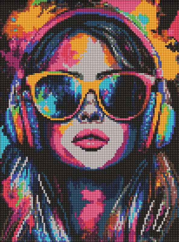 Алмазная мозаика - Красочный бит ©art_selena_ua