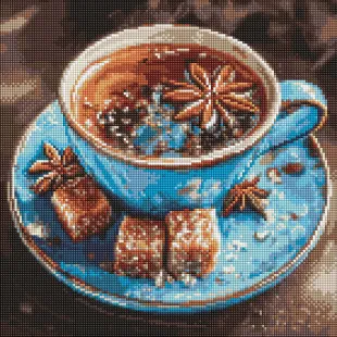 Алмазна мозаїка - Чай з анісом ©art_selena_ua