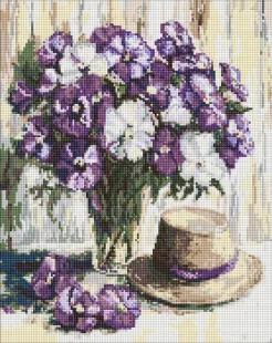 Алмазна мозаїка - Квітковий натюрморт ©art_selena_ua