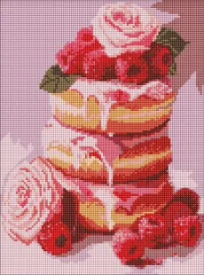 Diamond mosaic - Pink pancake ©art_selena_ua