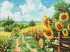 Diamond mosaic - Path Through Sunflowers ©art_selena_ua