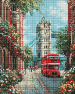 Алмазна мозаїка - Квітучий Лондон ©art_selena_ua