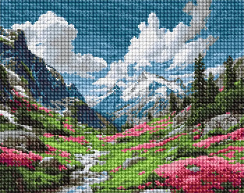 Алмазная мозаика - Горный уют ©art_selena_ua