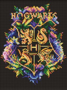 Алмазна мозаїка - Harry Potter: Герб Гоґвортсу ©Warner Bros.