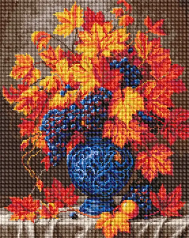 Алмазна мозаїка - Виноградне плетиво ©art_selena_ua