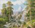 Diamond mosaic - Waterfall