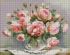Diamond mosaic - Roses in a glass vase