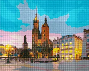 Алмазна мозаїка - Вечірній Краків