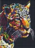 Diamond mosaic - Jaguar pop art