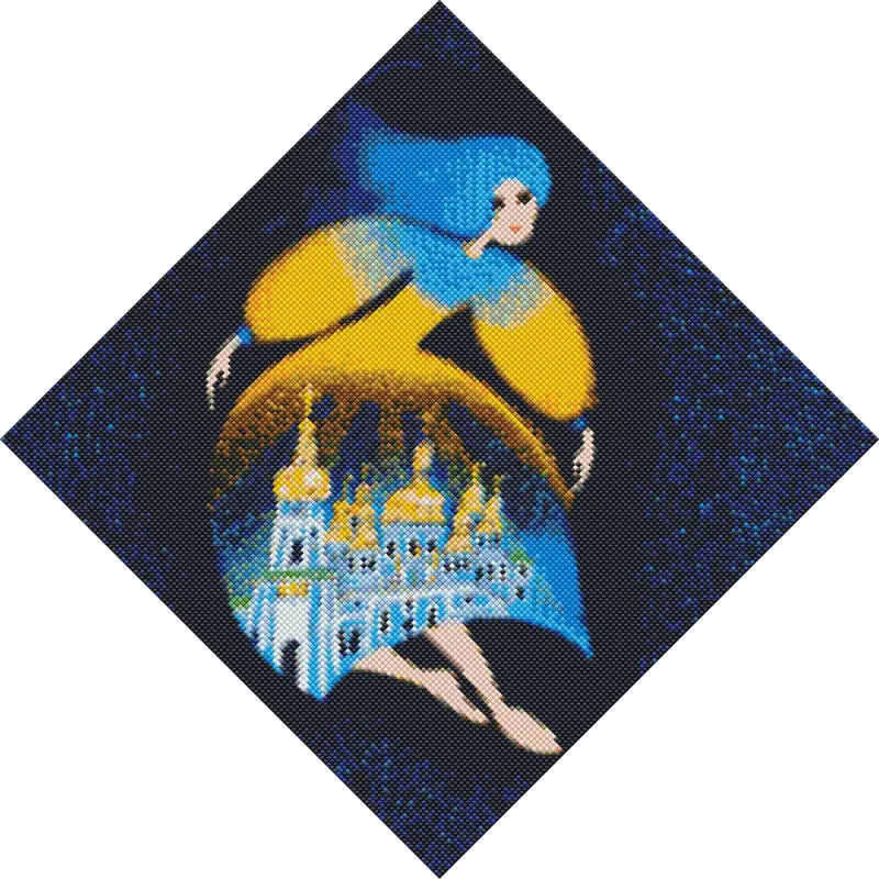 Алмазна мозаїка - Берегиня Михайлівська ©mosyakart