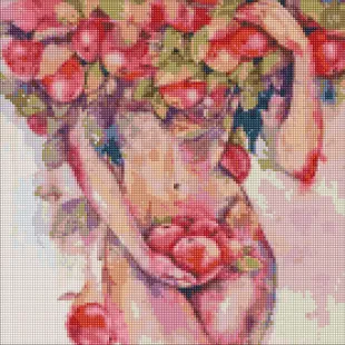 Алмазна мозаїка - Яблунева спокуса ©lesya_nedzelska_art