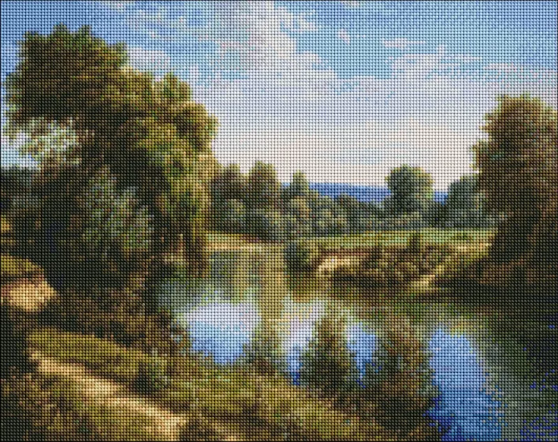 Алмазна мозаїка - Літній пейзаж ©Сергій Лобач