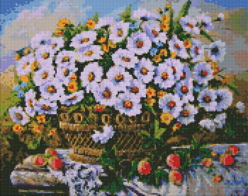 Алмазна мозаїка - Літні квіти ©Олександр Закусілов
