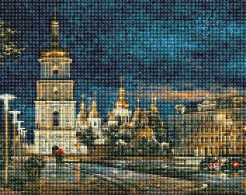 Алмазна мозаїка - Софійська площа ©Сергій Брандт