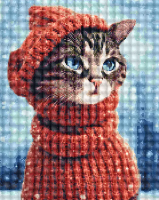 Алмазна мозаїка - Дивовижна киця ©Neag Mircea Marius