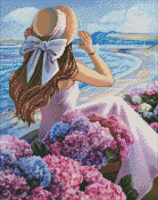 Алмазна мозаїка - Квітуче узбережжя ©Kira Corporal 