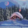 Алмазна мозаїка - Засніжена хатинка