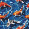 Diamond mosaic - Japanese carp
