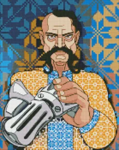 Алмазна мозаїка - Український кіборг ©mosyakart