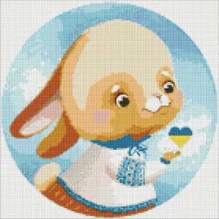 Алмазна мозаїка - Зайчик ©Катерина Валерьїва