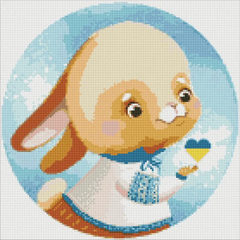 Алмазна мозаїка - Зайчик ©Катерина Валерьїва