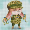Алмазна мозаїка - Зайка-захисниця ©Катерина Валерьїва