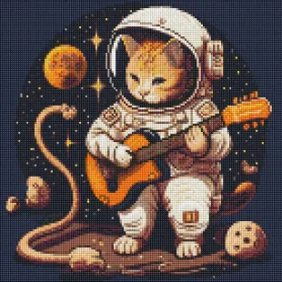 Алмазна мозаїка - Космічні мелодії ©pravda.dmtr