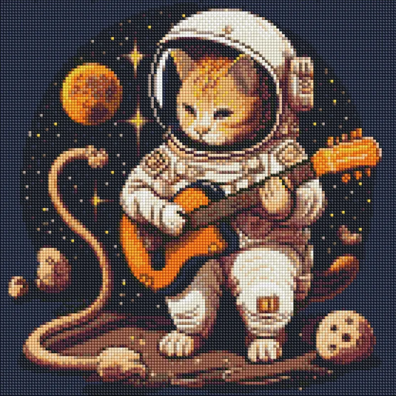 Алмазна мозаїка - Космічні мелодії ©pravda.dmtr