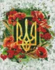 Алмазна мозаїка - Квітучий тризуб ©chervonavorona_artist