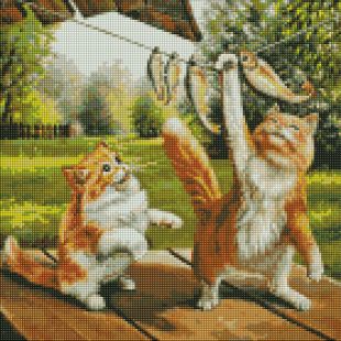 Алмазная мозаика - Хороший улов ©Виктор Хомяк
