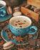 Diamond mosaic without frame - Still life with coffee