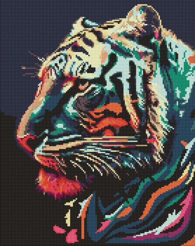 Алмазна мозаїка - Хижий красень ©art_selena_ua